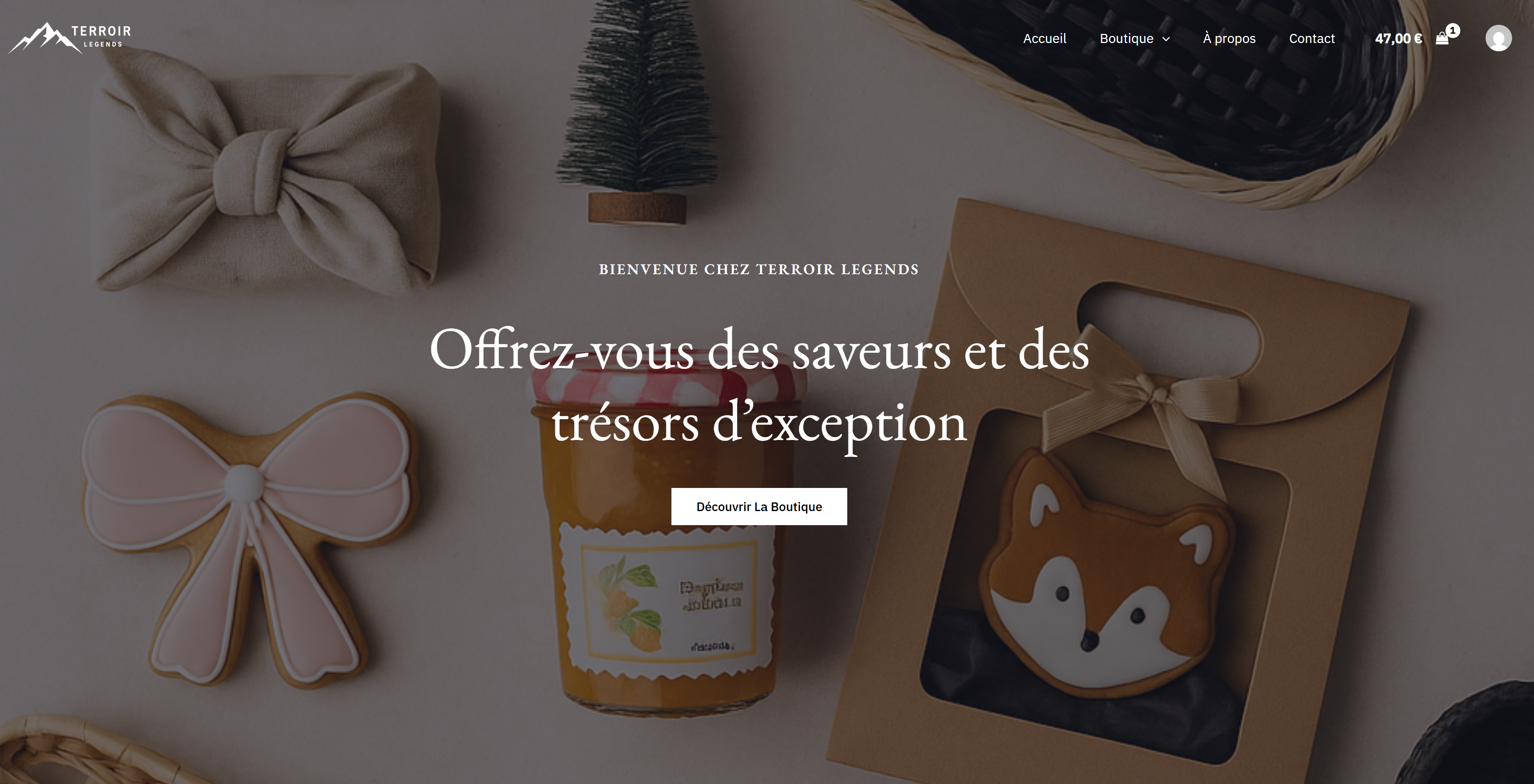 Boutique e-commerce artisanale Terroir Legends
